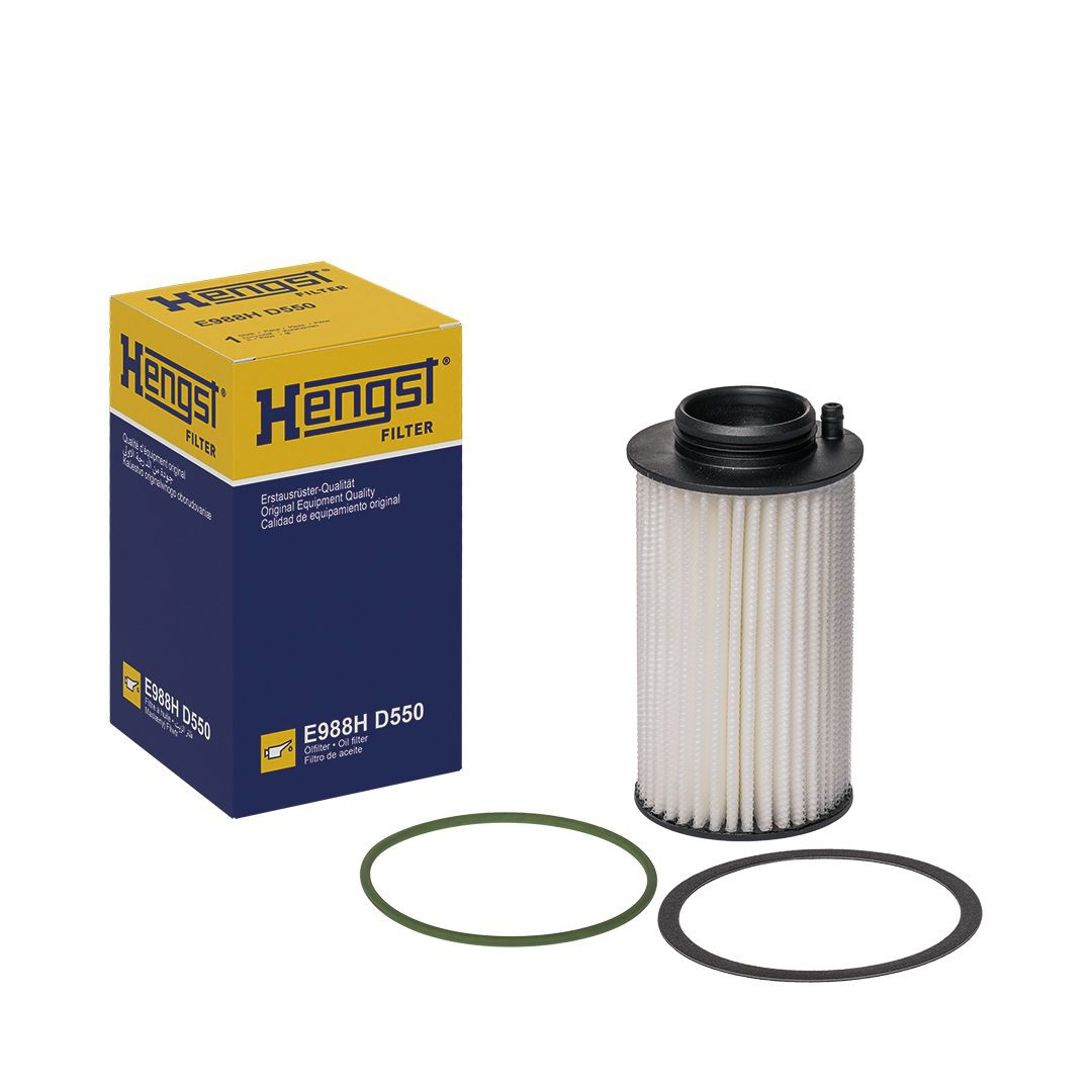 Масляний фільтр двигуна Hengst E988HD550 ціна, від 34.84 USD