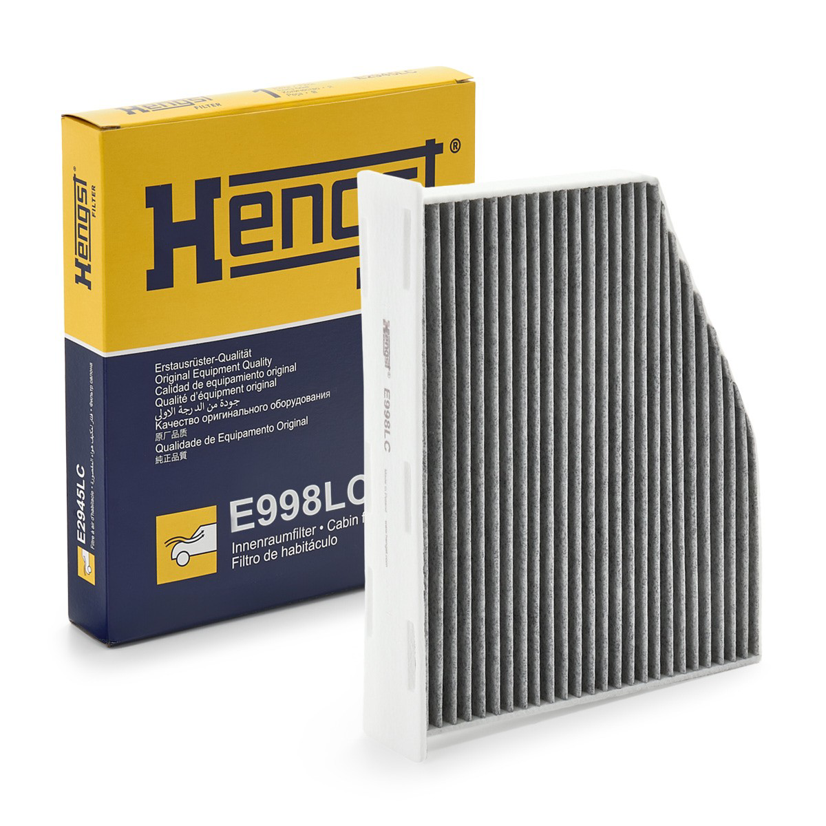 Фільтр повітряний обігрівача Hengst E998LC ціна, від 11.24 USD