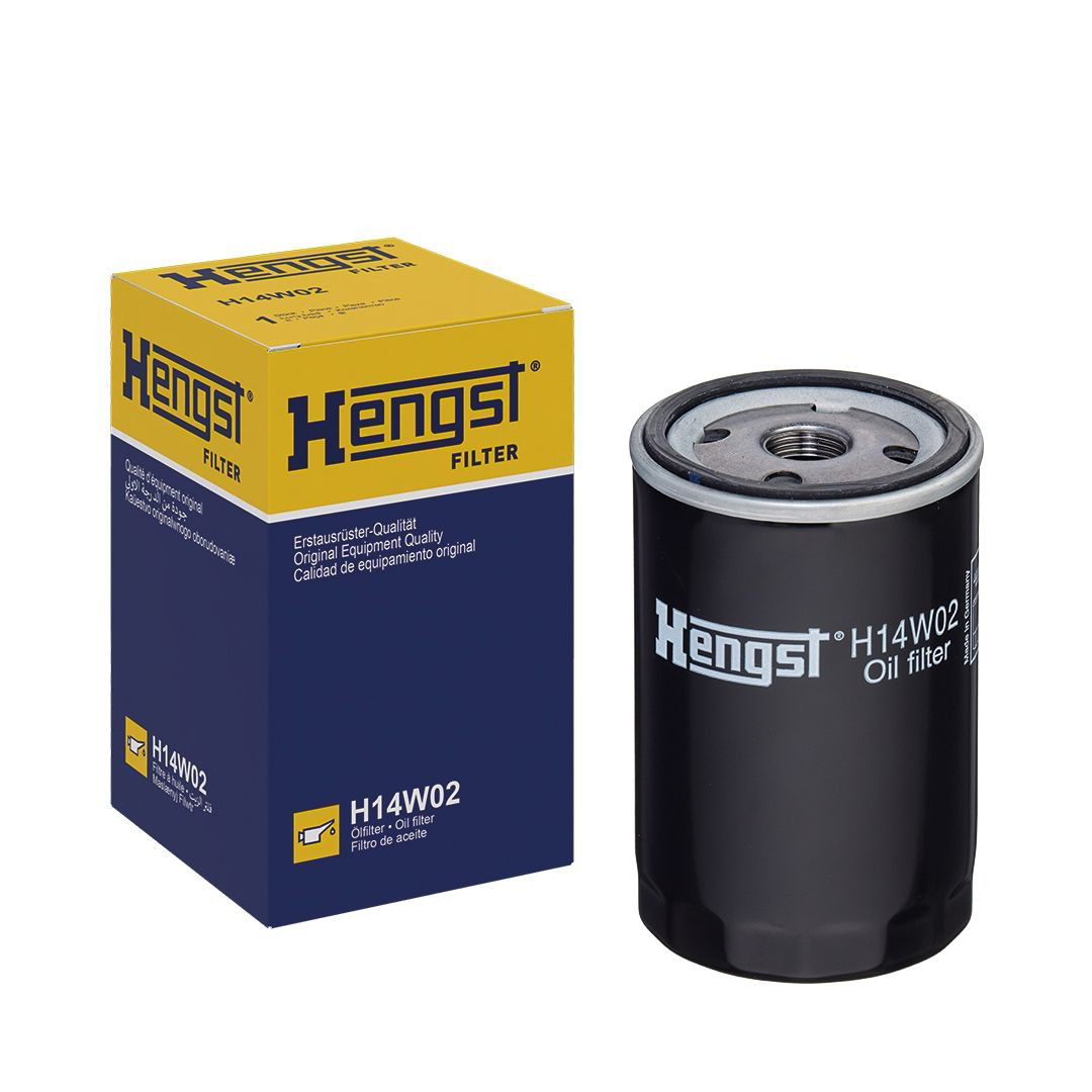 Масляний фільтр двигуна Hengst H14W02 ціна, від 5.24 USD