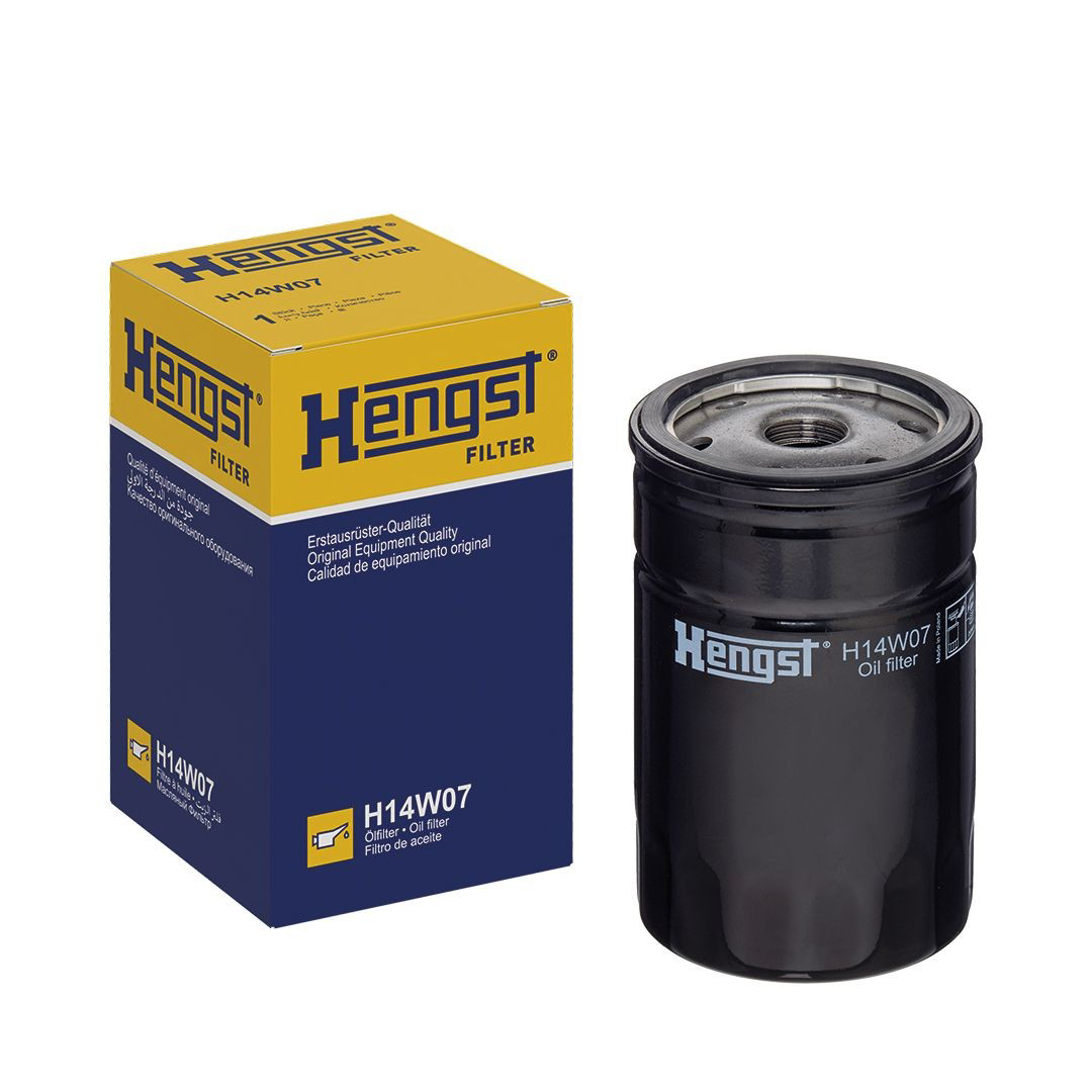 Масляний фільтр двигуна Hengst H14W07 ціна, від 5.64 USD