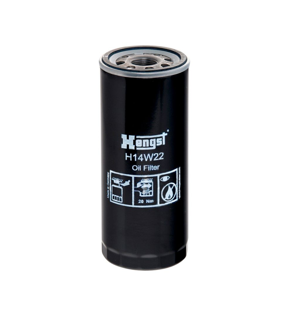 Масляний фільтр двигуна Hengst H14W22 ціна, від 22.45 USD