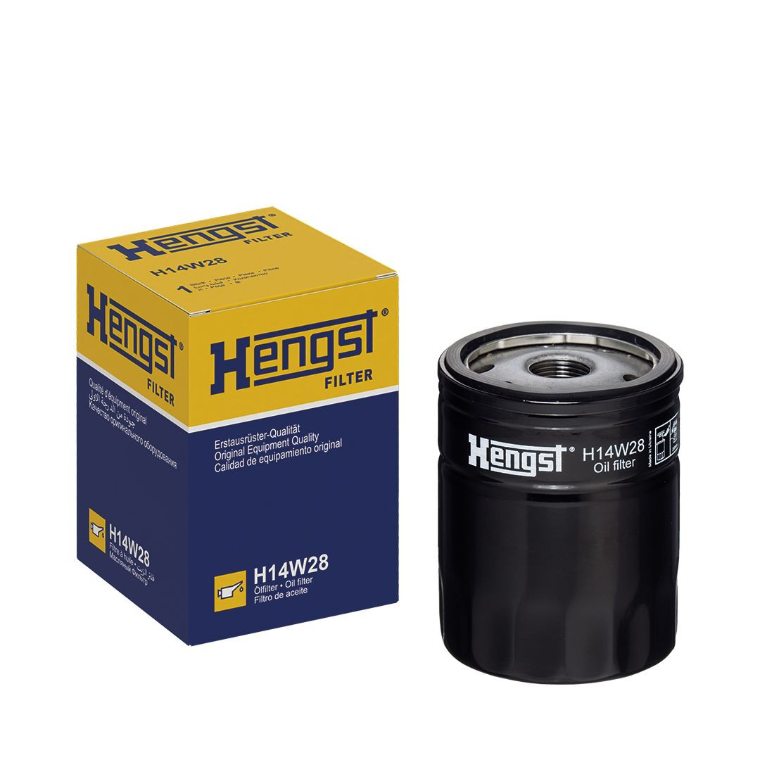 Масляний фільтр двигуна Hengst H14W28 ціна, від 4.53 USD