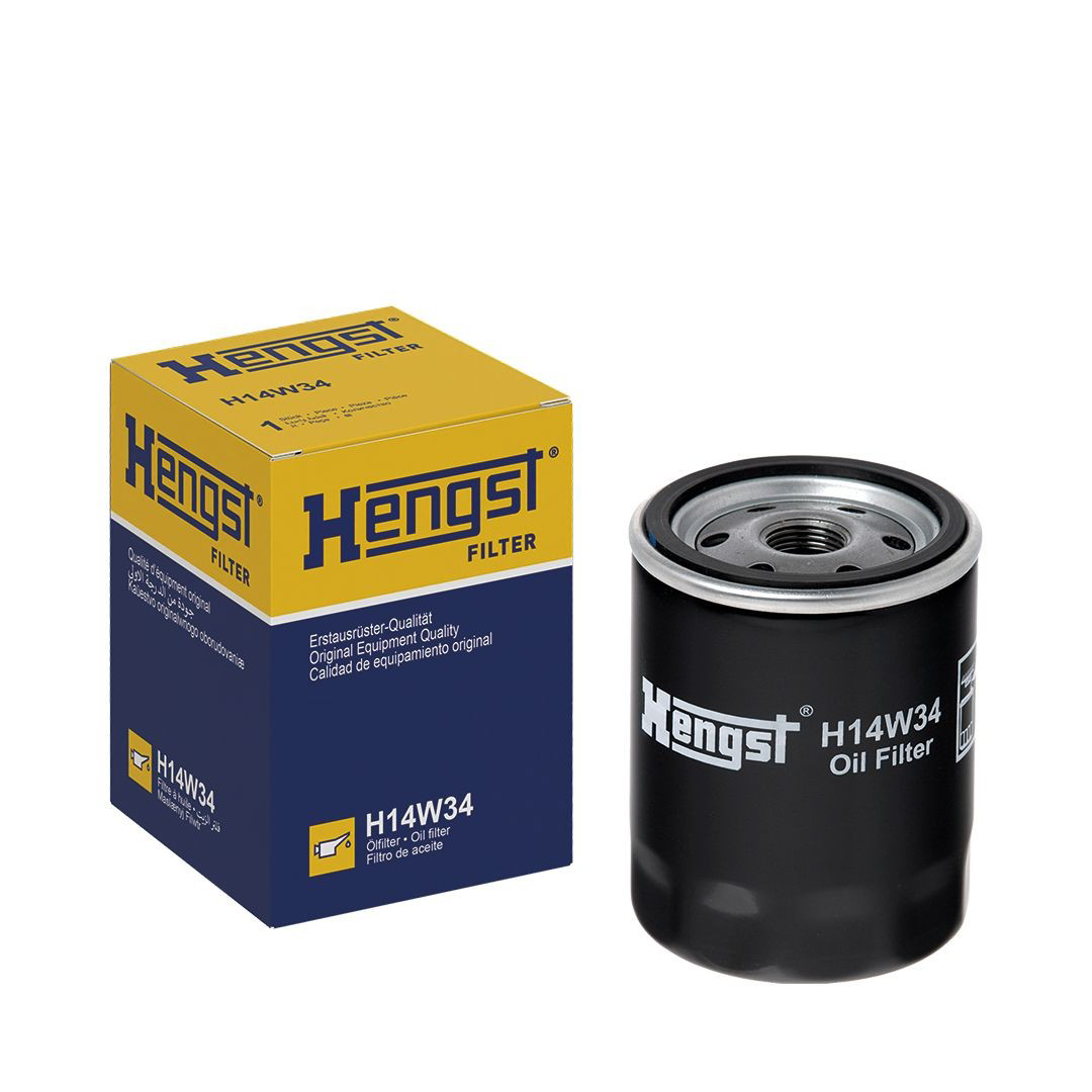Масляний фільтр двигуна Hengst H14W34 ціна, від 7.10 USD