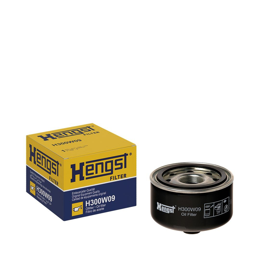 Масляний фільтр двигуна Hengst H300W09 ціна, від 23.93 USD