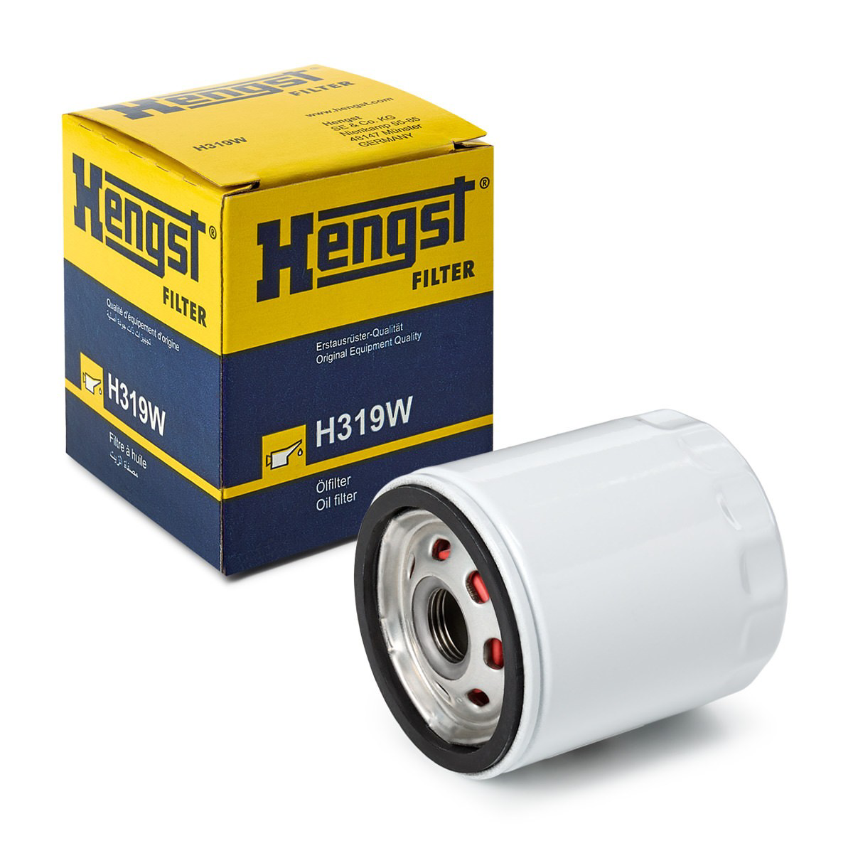 Масляний фільтр двигуна Hengst H319W ціна, від 7.55 USD