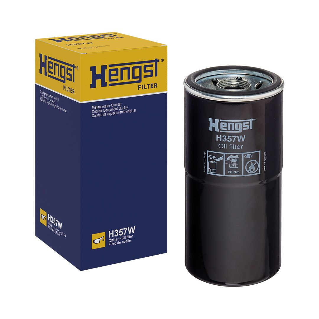 Масляний фільтр двигуна Hengst H357W ціна, від 25.03 USD