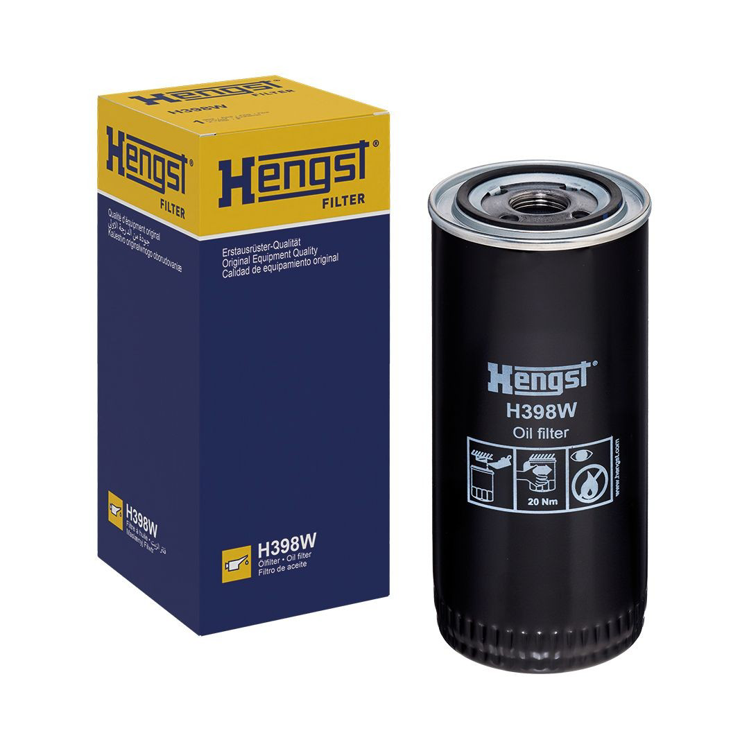 Масляний фільтр двигуна Hengst H398W ціна, від 14.19 USD