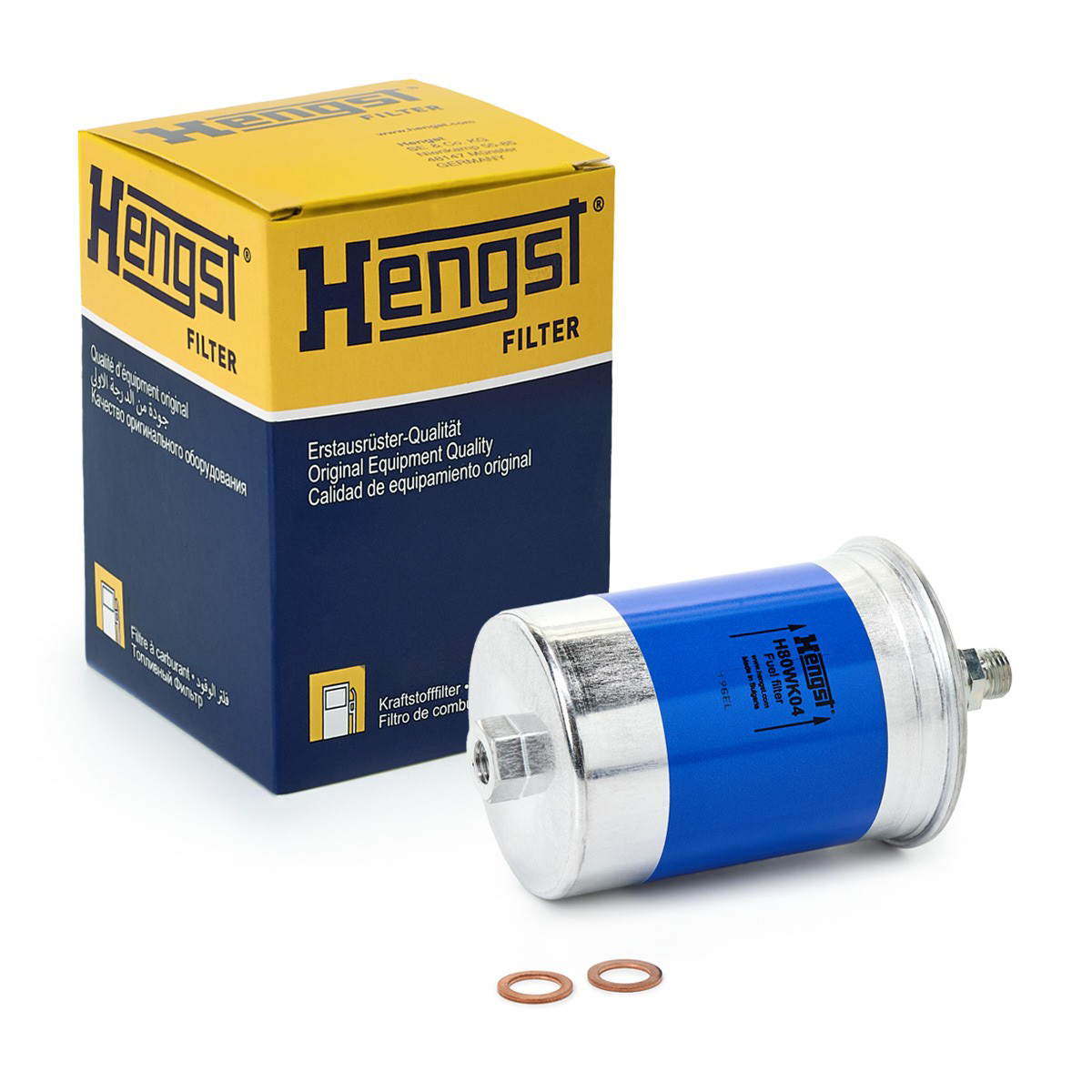 Фільтр тонкого очищення палива Hengst H80WK04 ціна, від 13.48 USD
