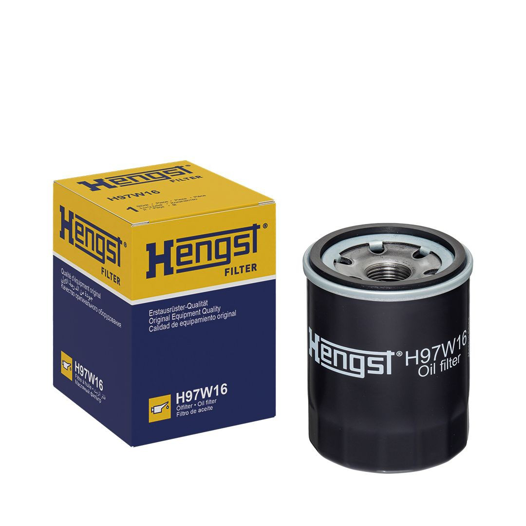 Масляний фільтр двигуна Hengst H97W16 ціна, від 6.02 USD