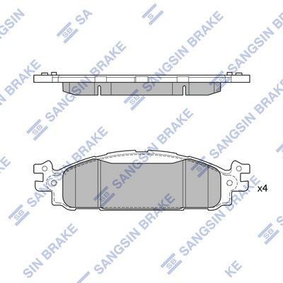 Z171508 Power Stop Передні гальмівні колодки