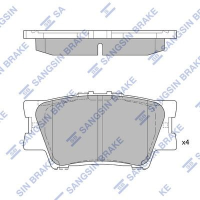 Купити Задні гальмівні колодки Toyota Camry VI V40