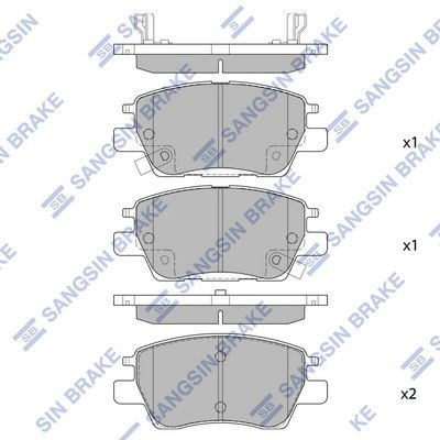 42673336 Peugeot/Citroen Передні гальмівні колодки