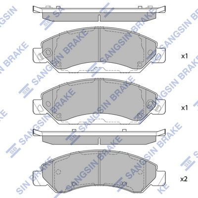 Купити Передні тормозні колодки Cadillac Escalade III GMT 900