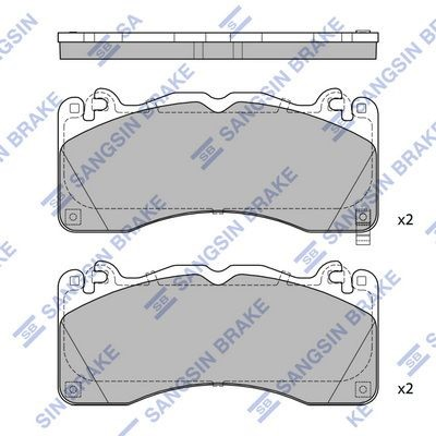 Гальмівні колодки Ford BRF1541 ціна, від 49.50 USD