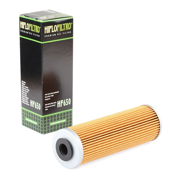 Масляний фільтр двигуна Hiflofiltro HF650 ціна, від 8.75 USD