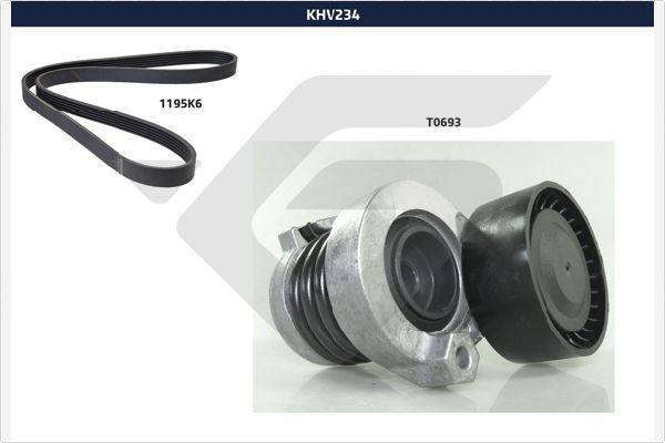 KHV234 Hutchinson Ремінь приводний, агрегатів, комплект