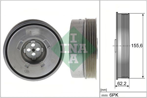 Шків колінвала (демпфер ) INA 544050110 ціна, від 106.47 USD