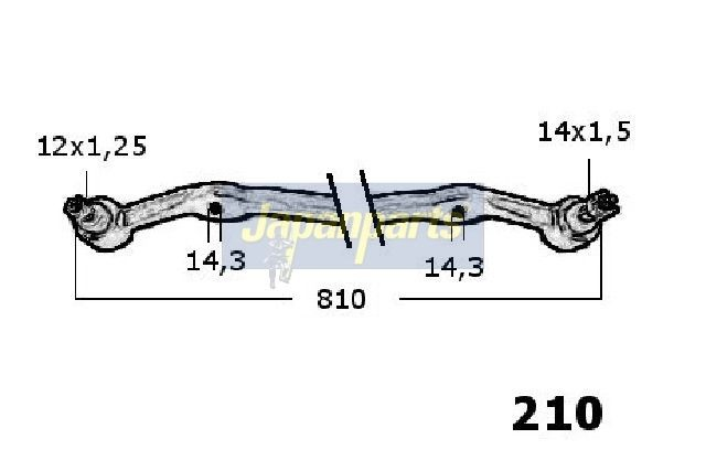 Купити CR210 Japan Parts Тяга рульова центральна