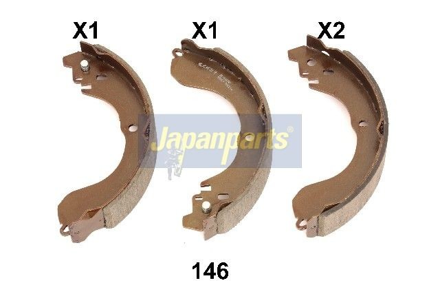 GF146AF Japan Parts Колодки гальмівні задні, барабанні