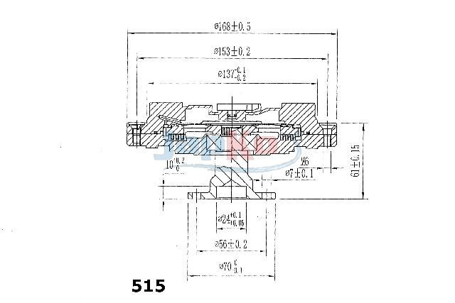 Вискомуфта вентилятора SV5061S Polcar