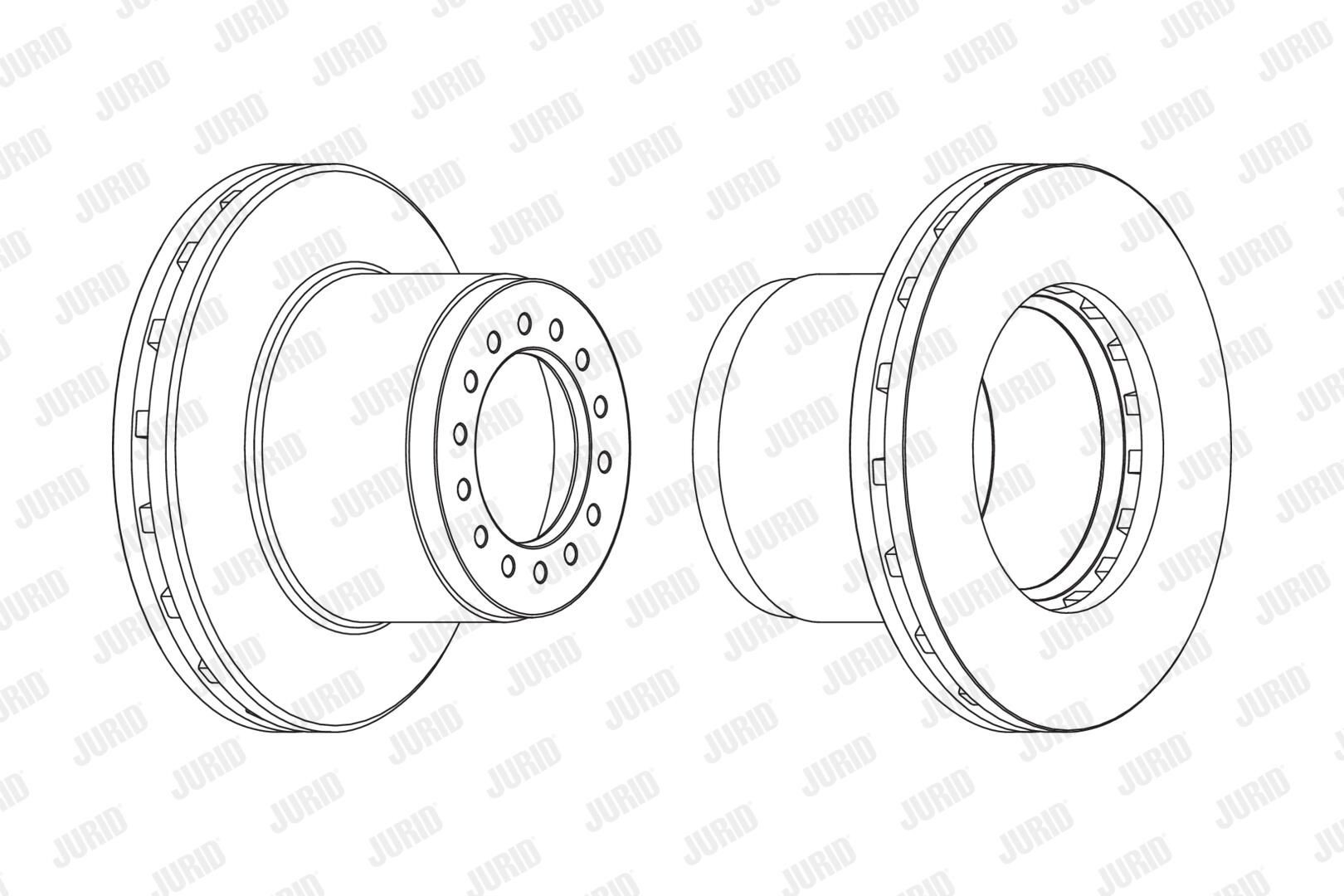 Диск гальмівний передній Mercedes A9754210112