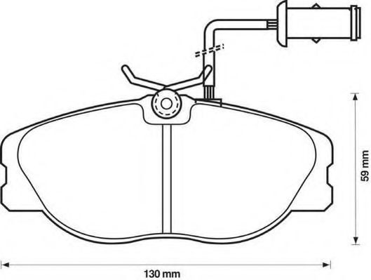 Гальмівні колодки Fiat/Alfa/Lancia 71770966 ціна, від 26.53 USD