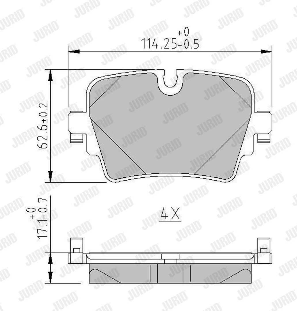 Купити T2R12793 Jaguar Задні колодки