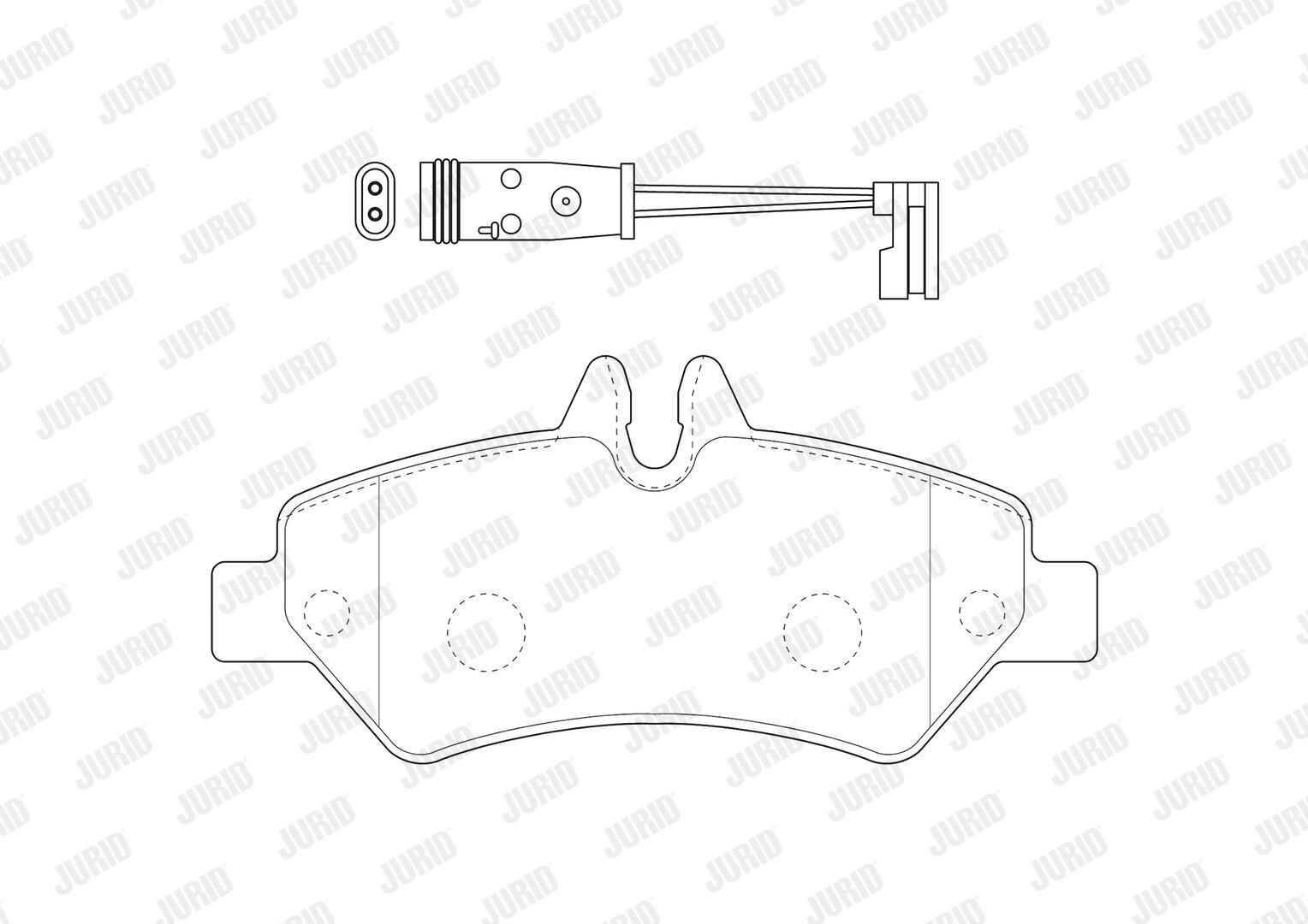 Задні гальмівні колодки Jurid/Bendix 2919009561 ціна, від 17.98 USD
