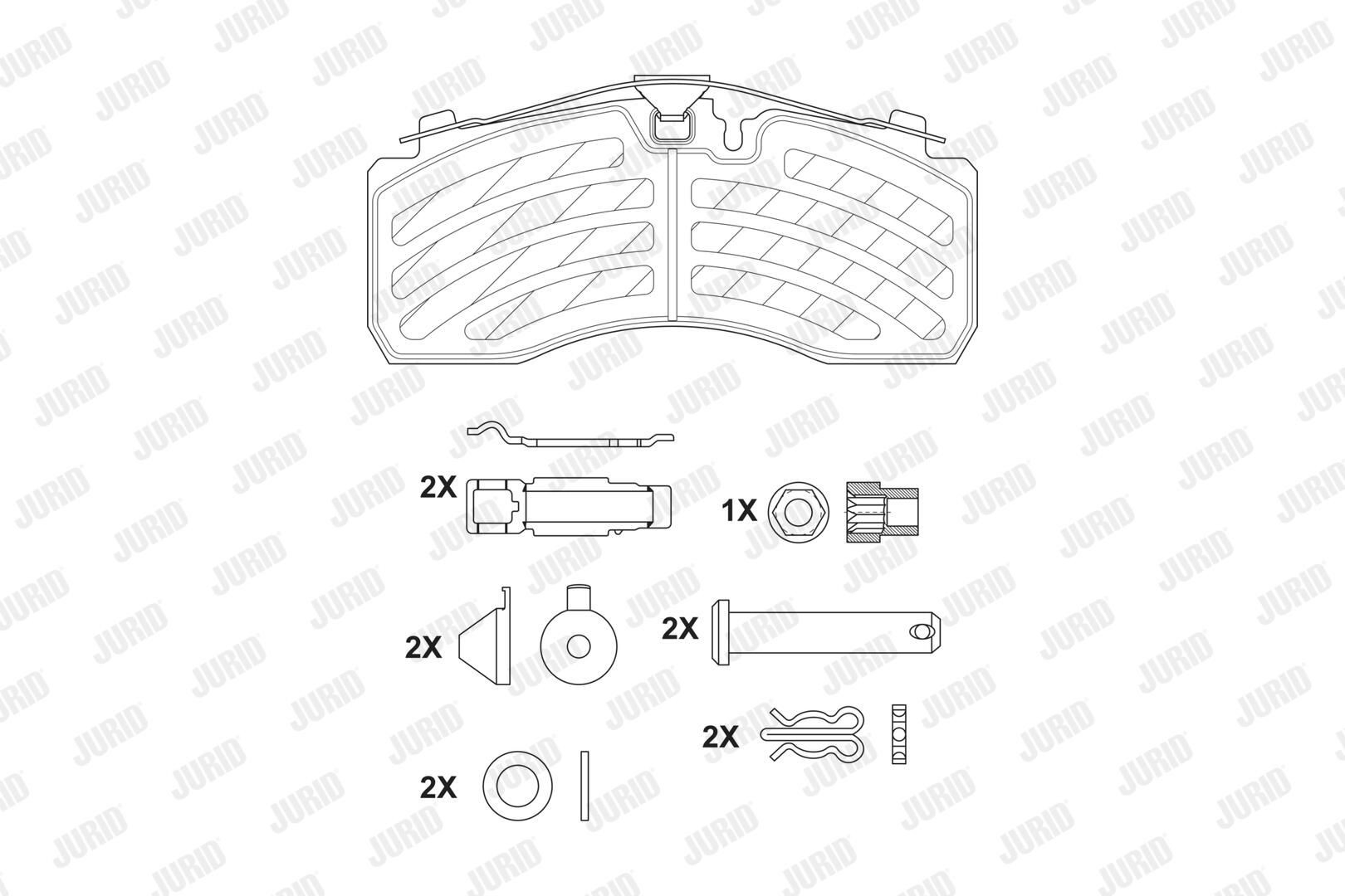 Гальмівні колодки Tribo 2TP114 ціна, від 74.04 USD