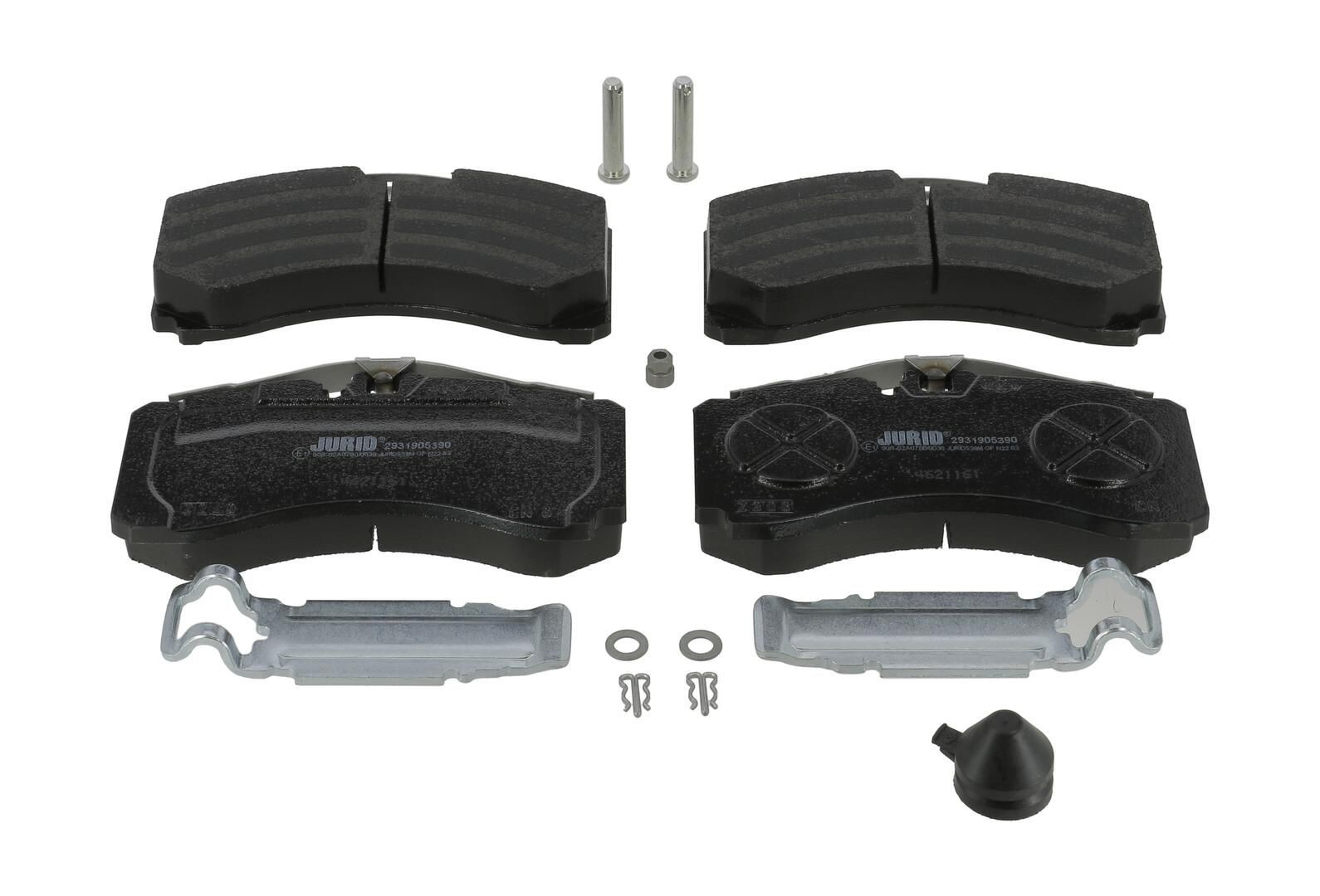 Задні гальмівні колодки Jurid/Bendix 2931905390 ціна, від 166.89 USD
