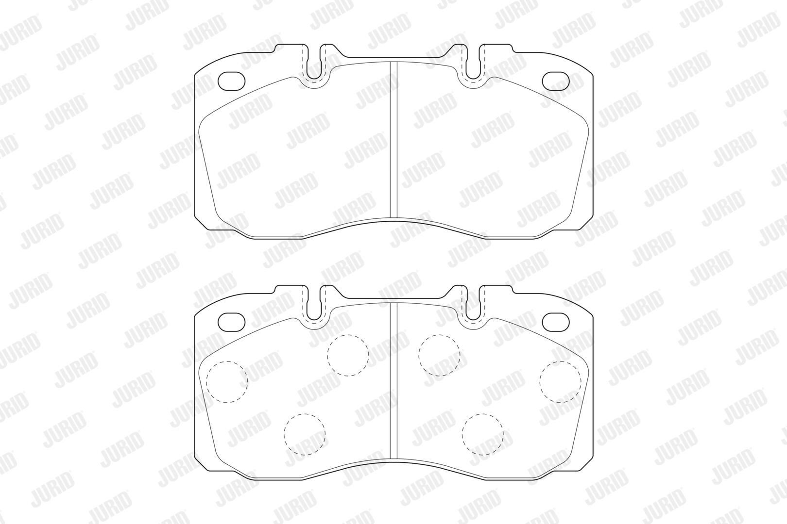 Гальмівні колодки Jurid/Bendix 2937409560 ціна, від 35.02 USD