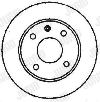 Диск переднього гальма Jurid/Bendix 561141JC ціна, від 18.96 USD
