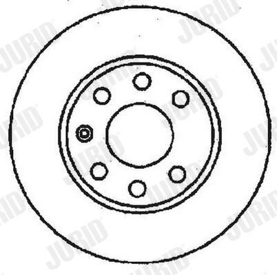 Диск переднього гальма Jurid/Bendix 561248JC ціна, від 23.87 USD