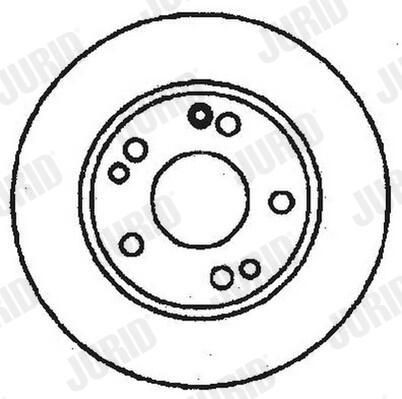 Диск переднього гальма Jurid/Bendix 561330JC ціна, від 25.09 USD