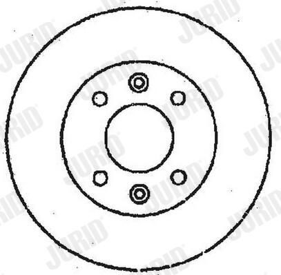 Диск переднього гальма Jurid/Bendix 561364JC ціна, від 26.23 USD