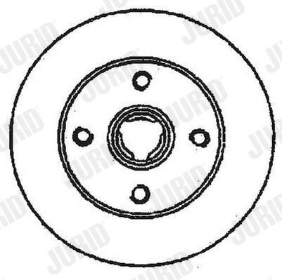 Задні дискові гальма Jurid/Bendix 561460JC ціна, від 31.34 USD