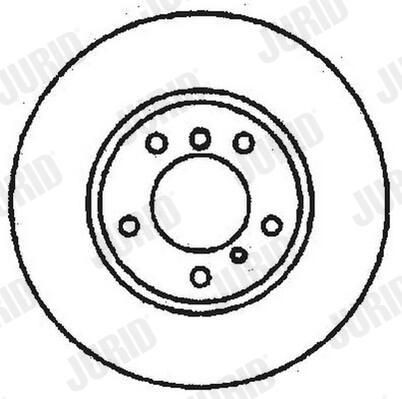 Диск переднього гальма Jurid/Bendix 561479JC ціна, від 46.02 USD