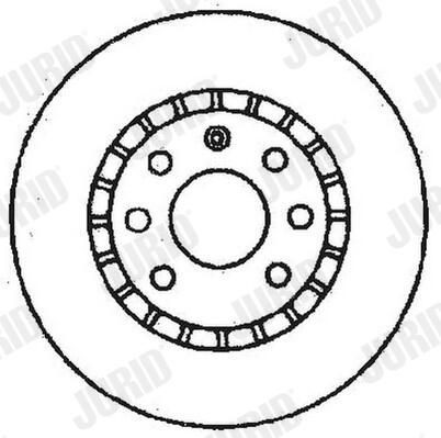 Диск переднього гальма Jurid/Bendix 561488JC ціна, від 27.09 USD