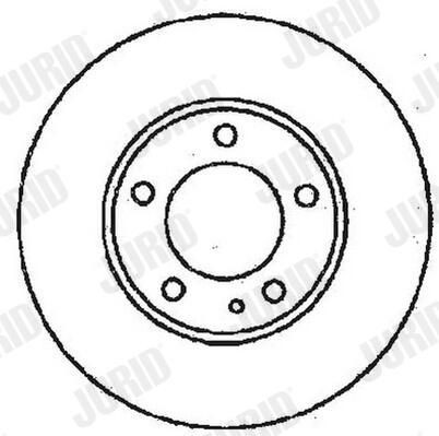 Диск переднього гальма Jurid/Bendix 561550JC ціна, від 32.12 USD