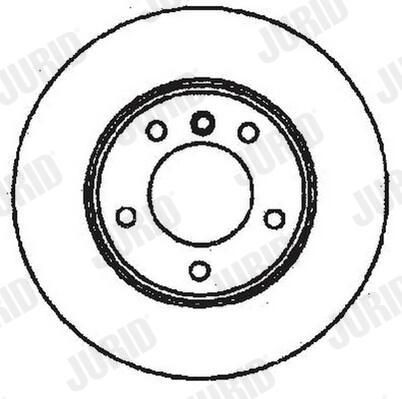 Диск переднього гальма Jurid/Bendix 561551JC ціна, від 37.33 USD