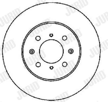 Диск переднього гальма Jurid/Bendix 561630JC ціна, від 34.10 USD