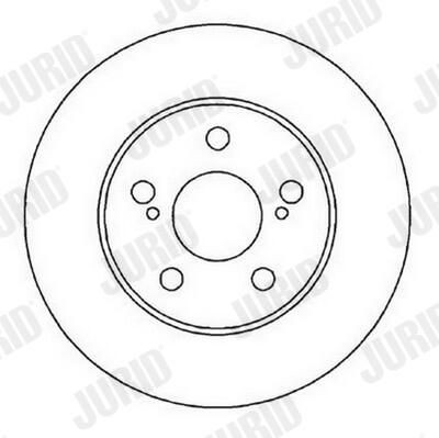 Диск переднього гальма Jurid/Bendix 561822JC ціна, від 32.74 USD