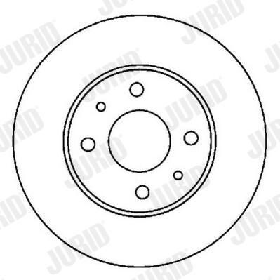 Диск переднього гальма Jurid/Bendix 562024JC ціна, від 20.81 USD