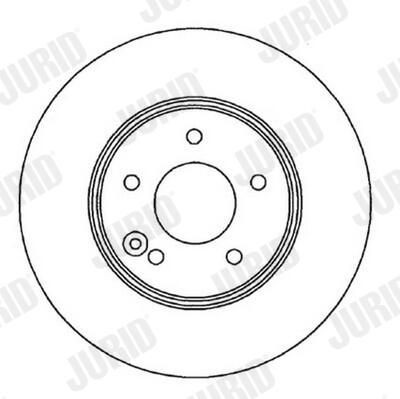 Диск переднього гальма Jurid/Bendix 562034JC ціна, від 58.66 USD