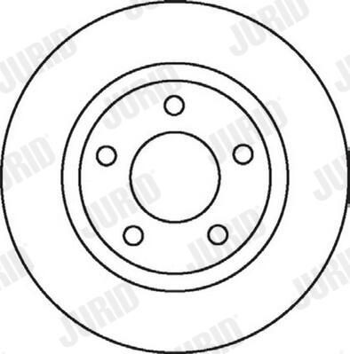 Диск переднього гальма Jurid/Bendix 562060JC ціна, від 34.18 USD