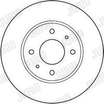Диск переднього гальма Jurid/Bendix 562088JC ціна, від 41.20 USD