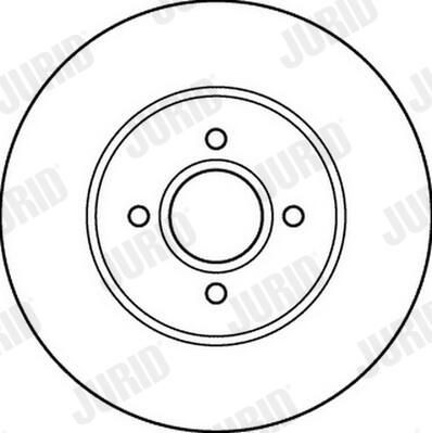 Диск переднього гальма Jurid/Bendix 562206JC ціна, від 42.76 USD