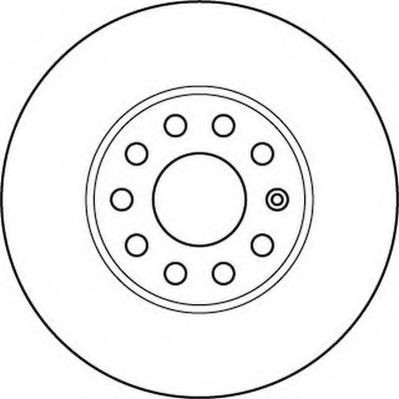 Ремкомплект передніх гальм 562235JC Jurid/Bendix