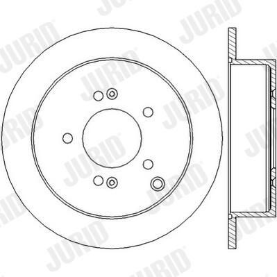 Задні дискові гальма Jurid/Bendix 562454JC ціна, від 31.97 USD