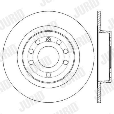 Задні дискові гальма Jurid/Bendix 562581JC ціна, від 24.01 USD